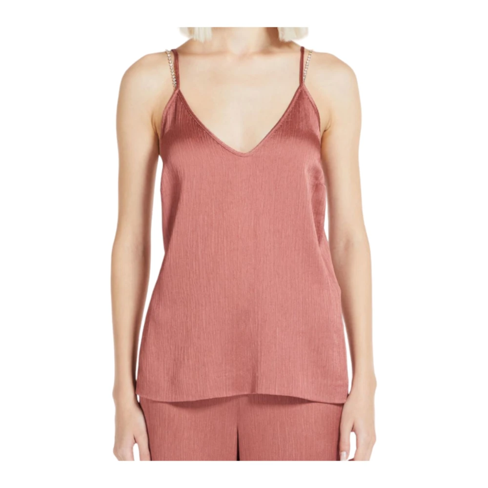 Max Mara Studio Roze Studio Top met Lume Pink Dames