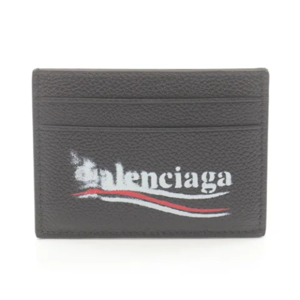 Balenciaga Vintage Pre-owned Leather wallets Black Dames