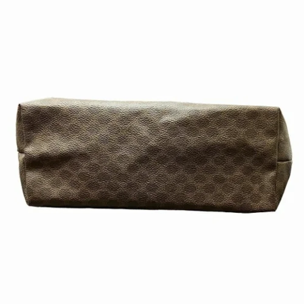 Celine Vintage Pre-owned Plastic shoulder-bags Brown Dames