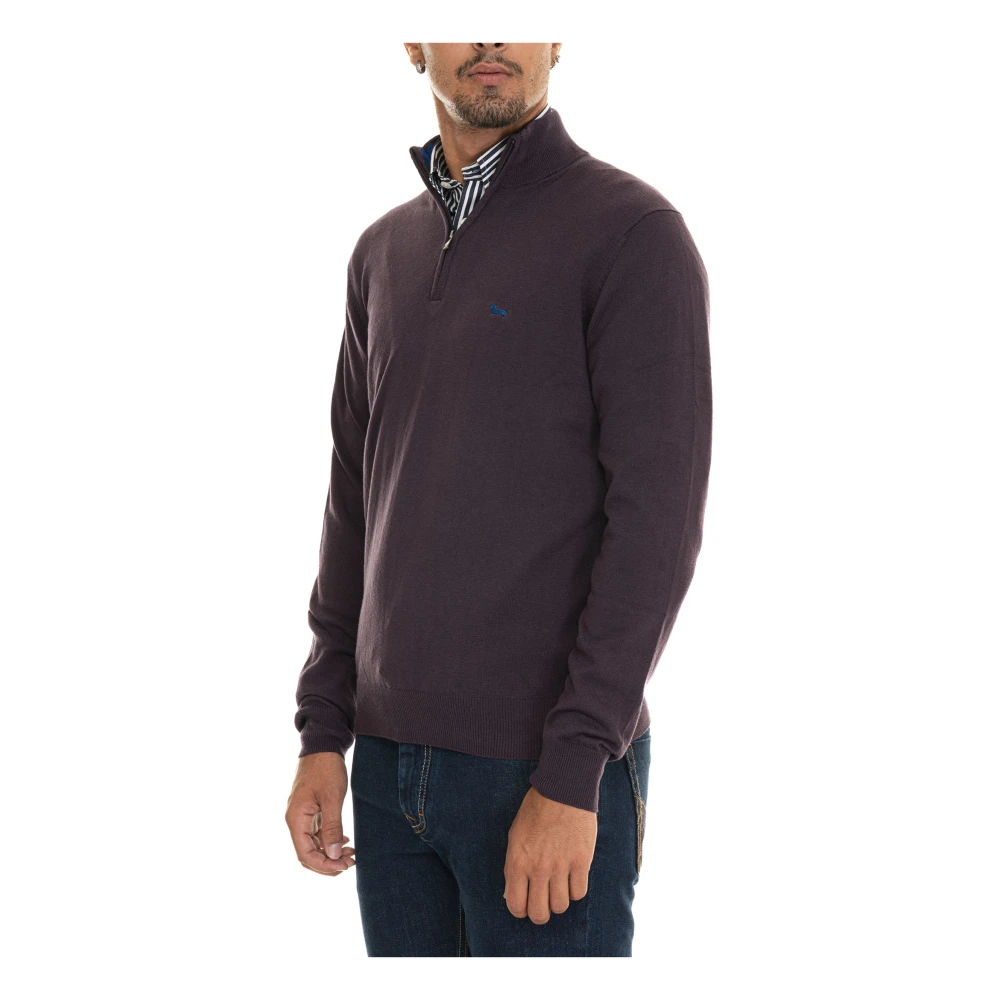 Harmont & Blaine Stijlvolle Gebreide Trui voor Mannen Purple Heren