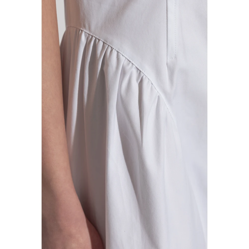 SPORTMAX Katoenen jurk 'Fabiana' White Dames