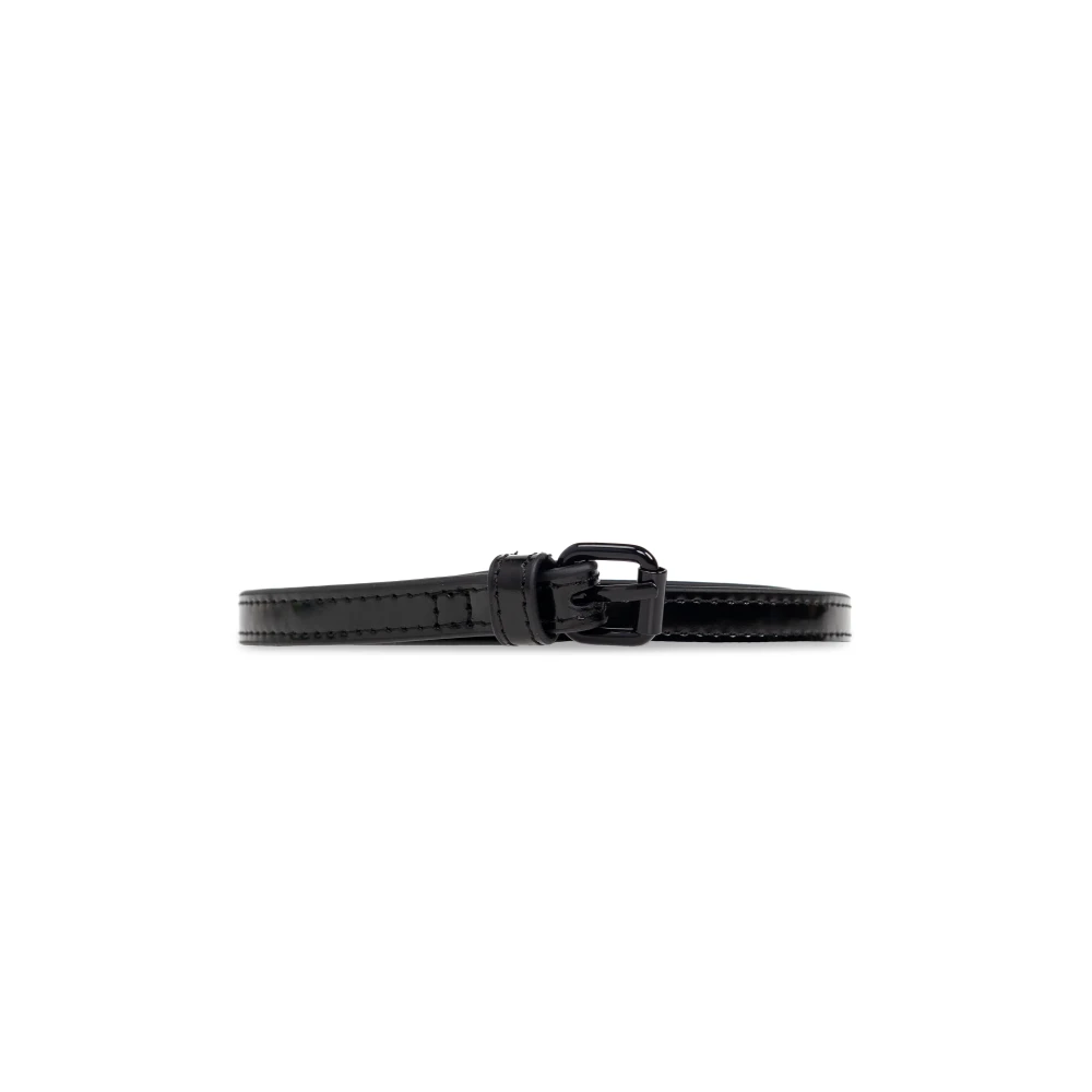 Diesel Portemonnee aan de 1DR riem Black Dames