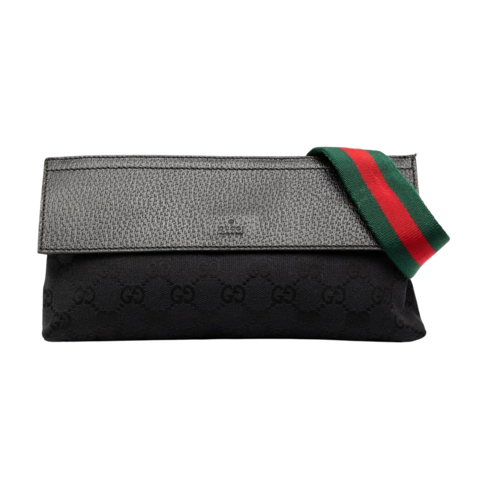 Gucci Vintage Donna Nero Pre-Owned, Taglia Unica, Used,