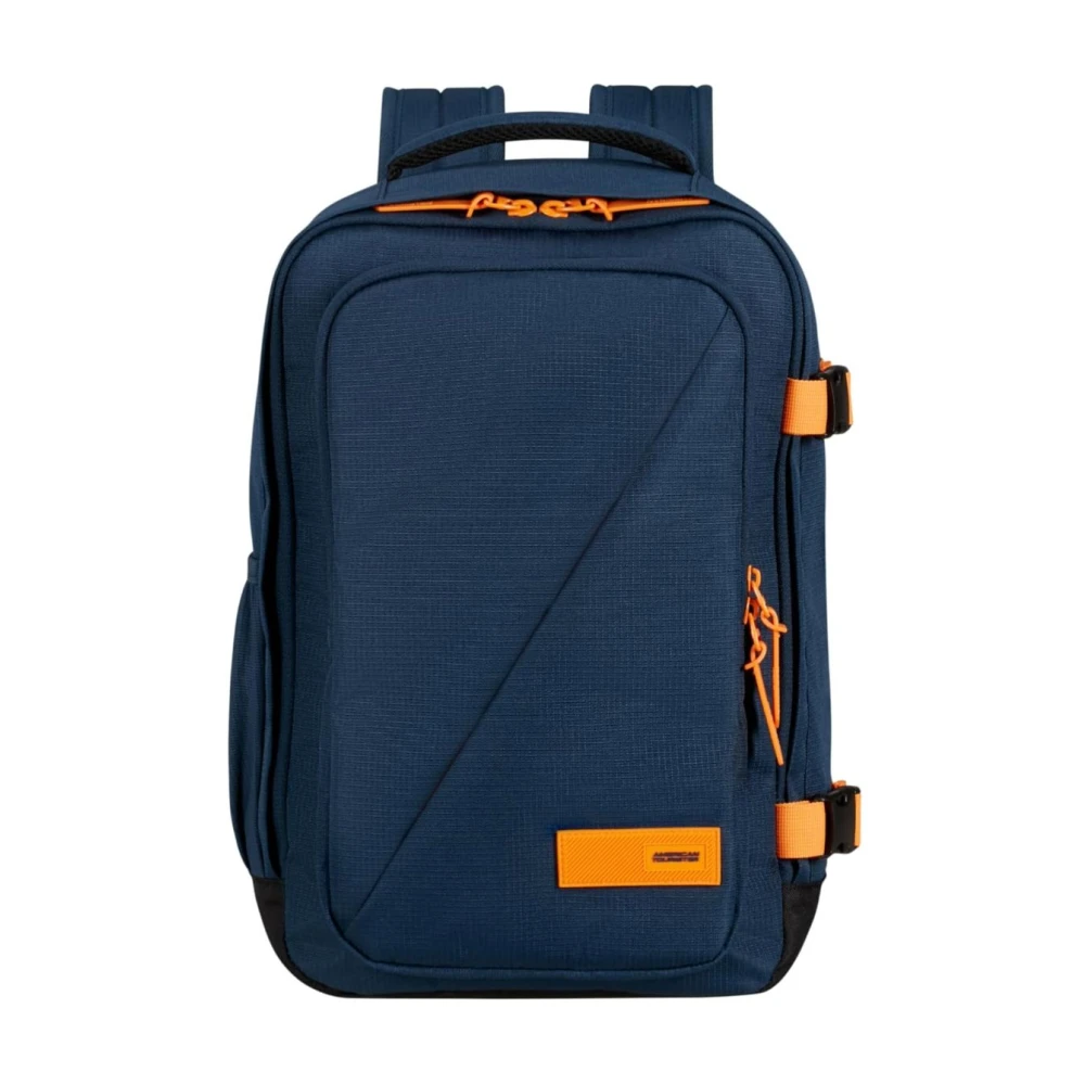 American Tourister Praktische en functionele handbagage rugzak Blue Unisex