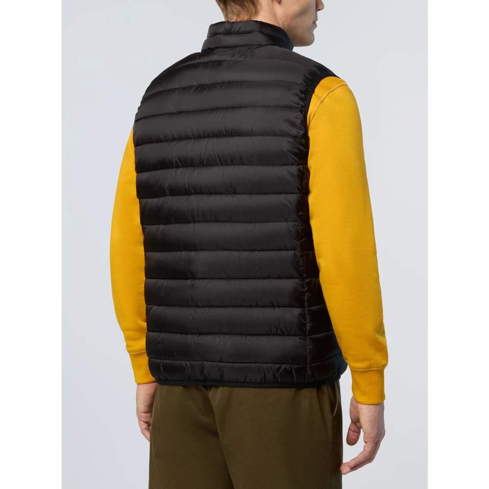 North Sails Zwarte Mouwloze Trui Skye Black Heren