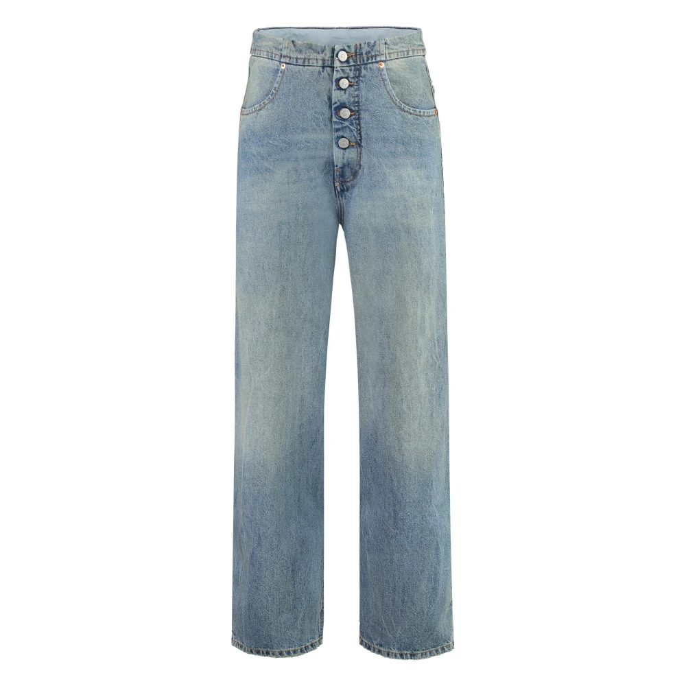 MM6 Maison Margiela Classic Straight Leg Jeans Blue Dames