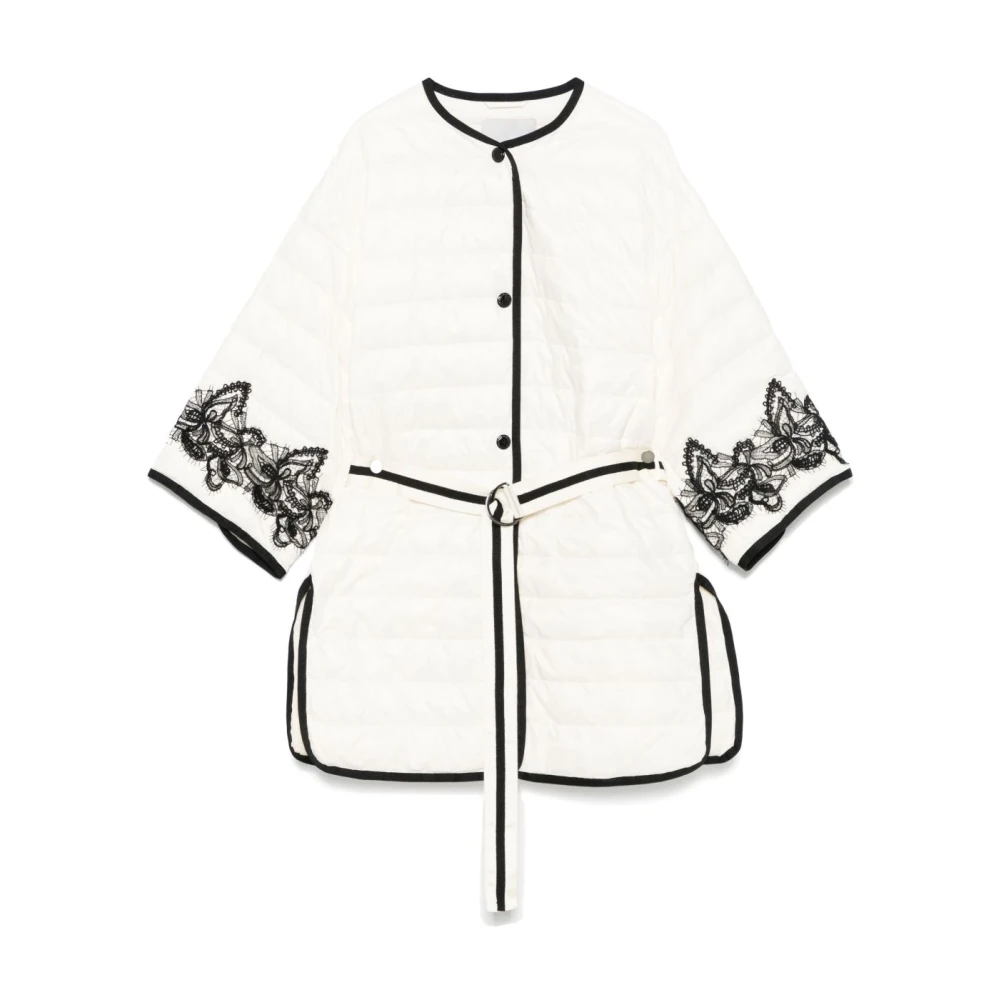 Ermanno Scervino Witte Jassen met Tailleband White Dames