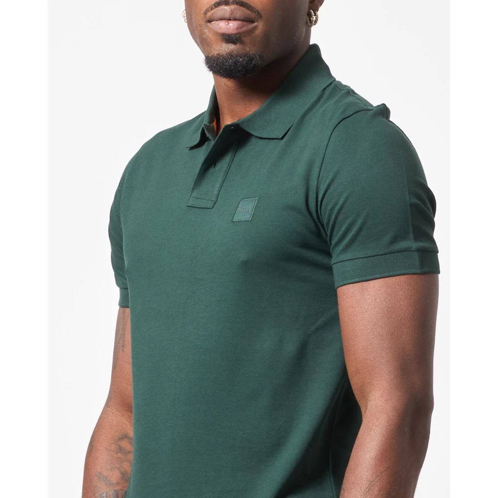 Hugo Boss Groene Polo Passenger Korte Mouw Green Heren