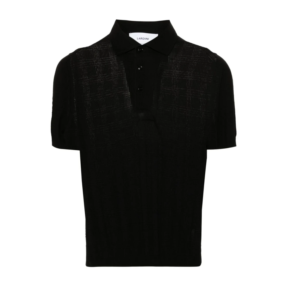 Lardini Zwarte T-shirts en Polos Black Heren