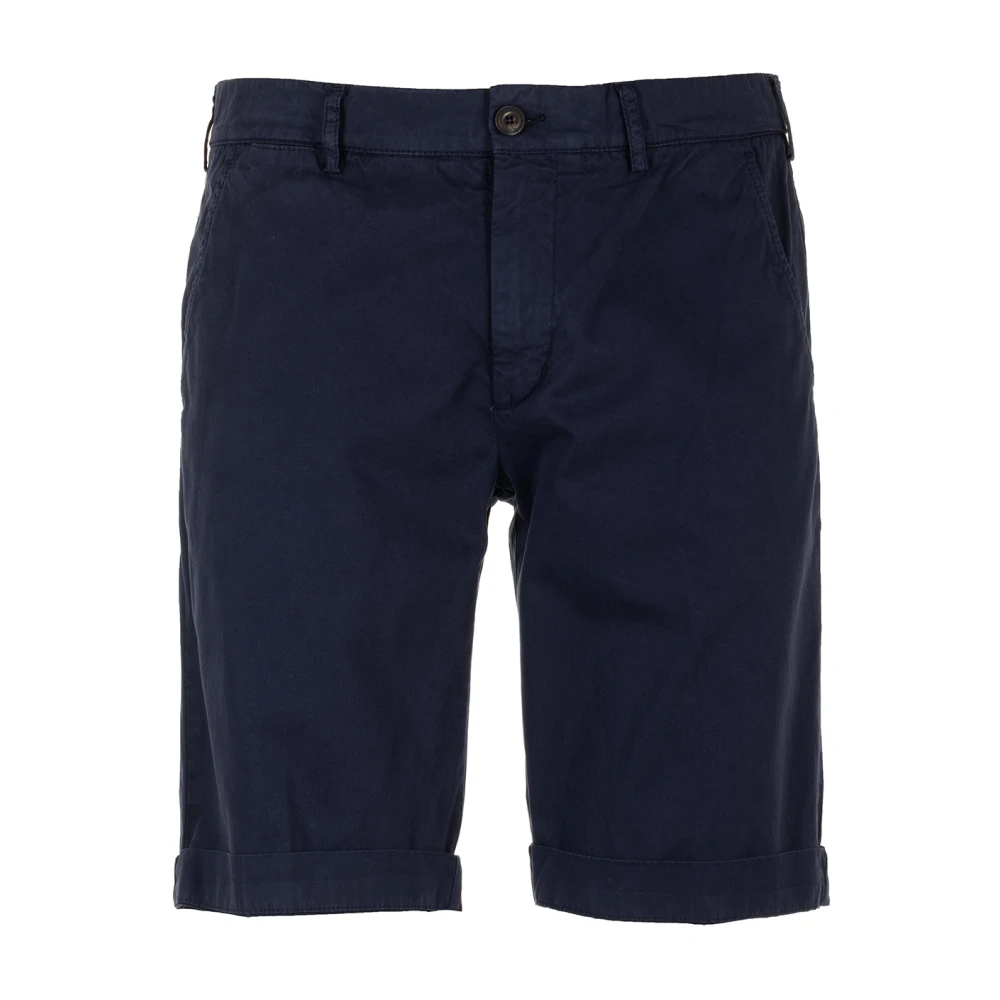 40Weft Blauwe Chino Bermuda Shorts Blue Heren