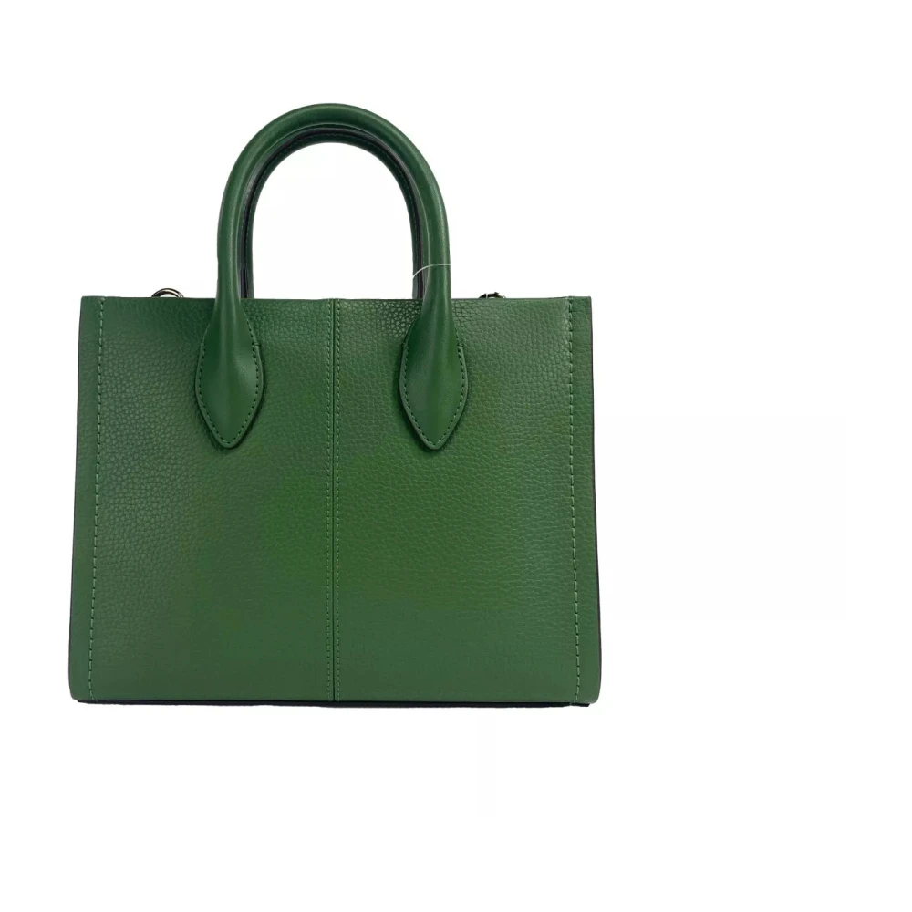 Michael Kors Mirella Small Top Zip Shopper Tas Green Dames