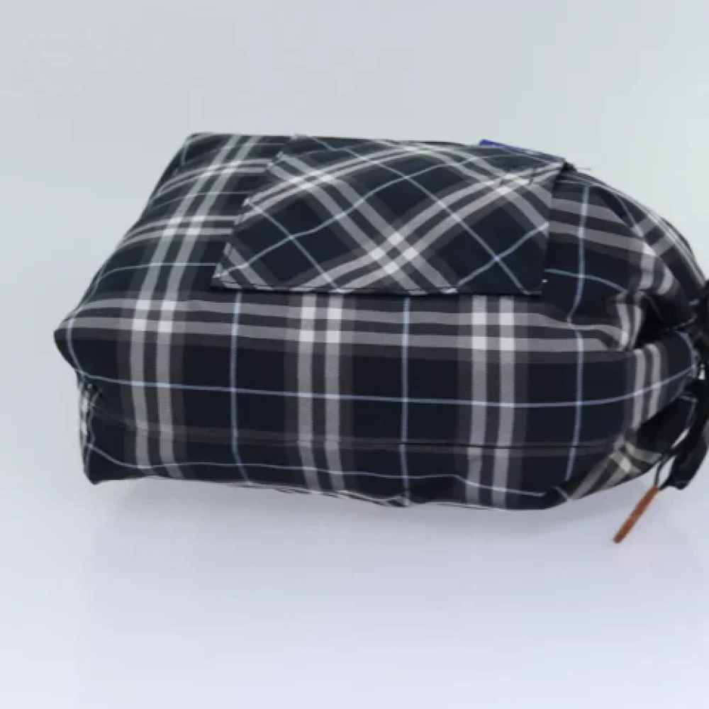 Burberry Vintage Pre-owned Nylon pouches Blue Dames