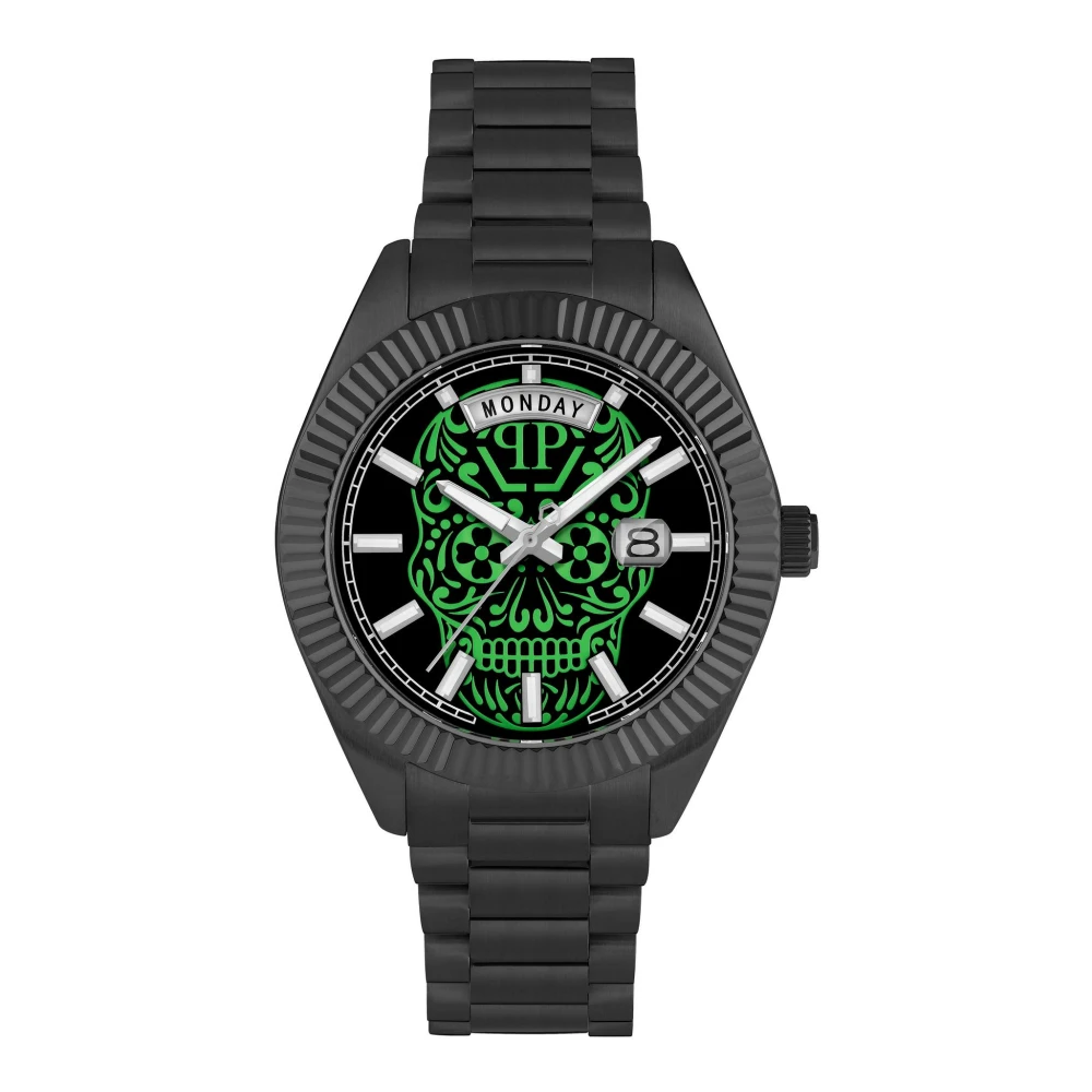 Philipp Plein Men's Black Date Superlative Watch