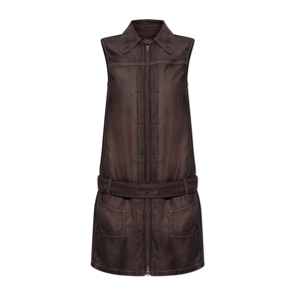 Diesel Donna Marrone Abiti, S, New,