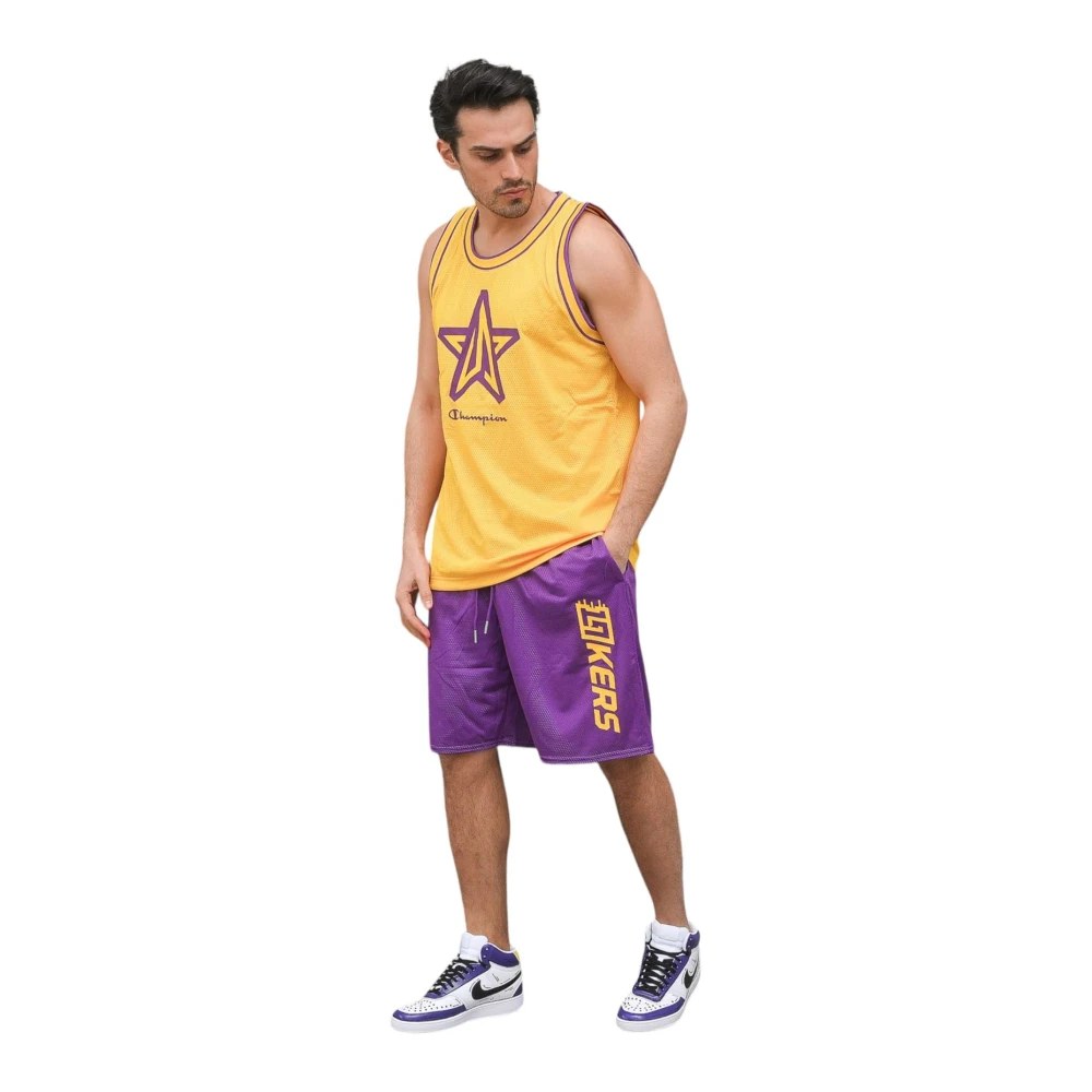 Champion Heren Shorts Stijlvol Ontwerp Purple Heren