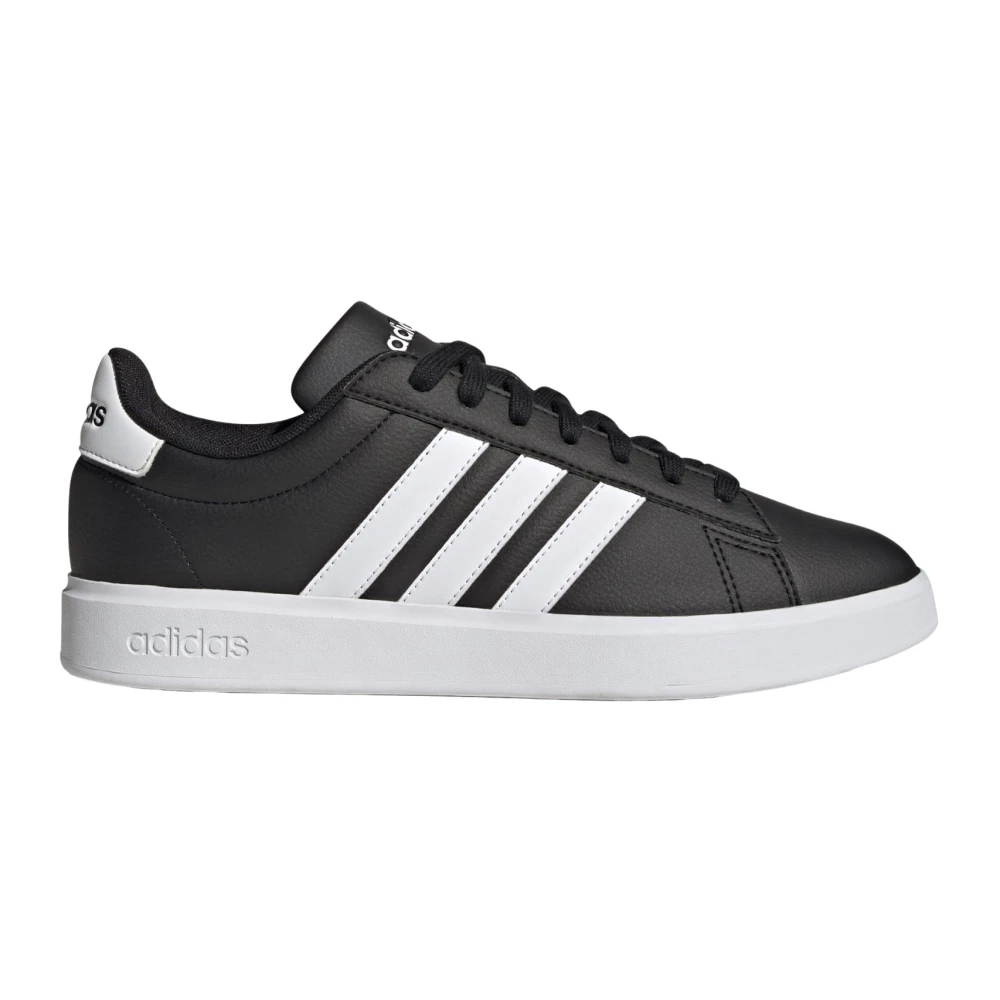 Adidas Svarta Sneakers Cloudfoam Komfort Stil Black, Herr