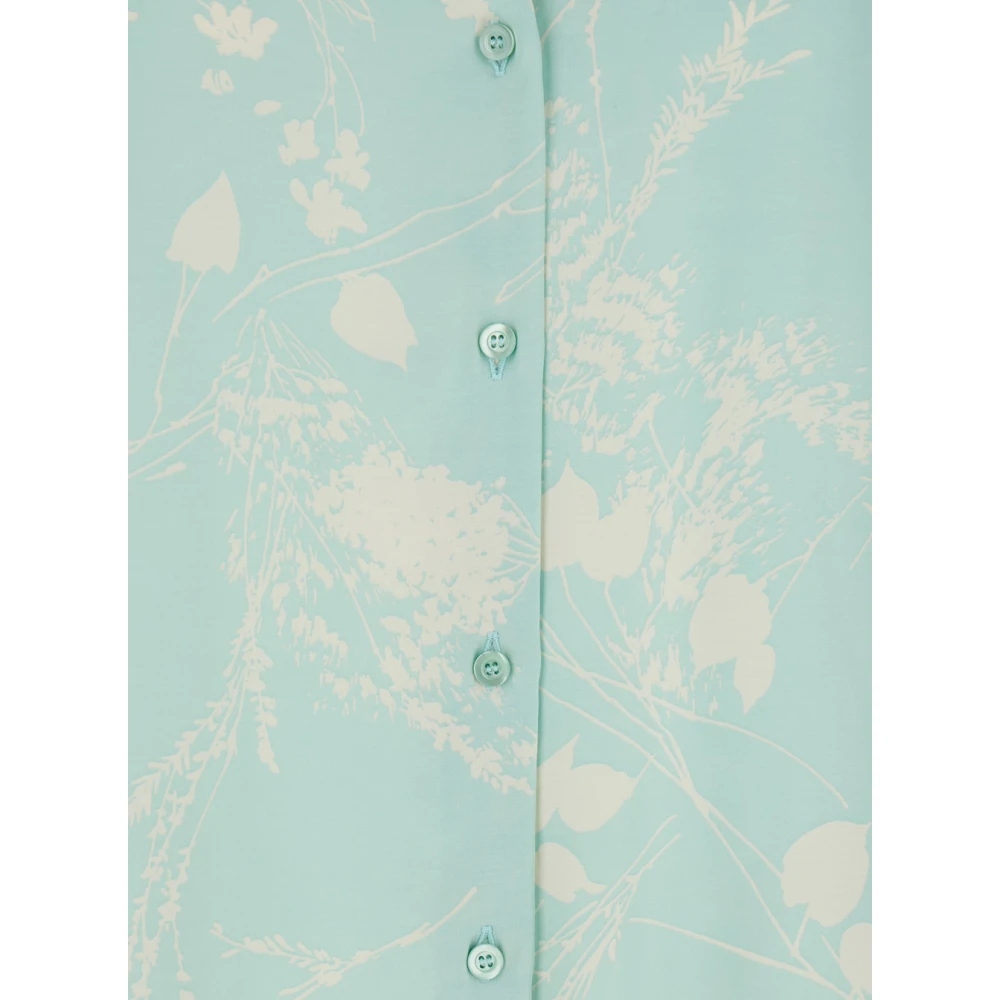 Semicouture Gedrukte Shirt voor Vrouwen Green Dames