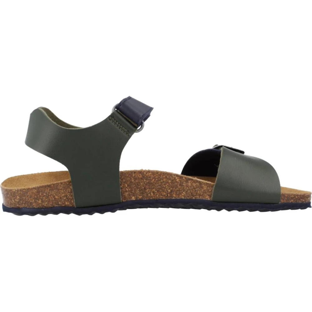 Geox Pojkars Stiliga Sommar Sandaler Green, Pojke