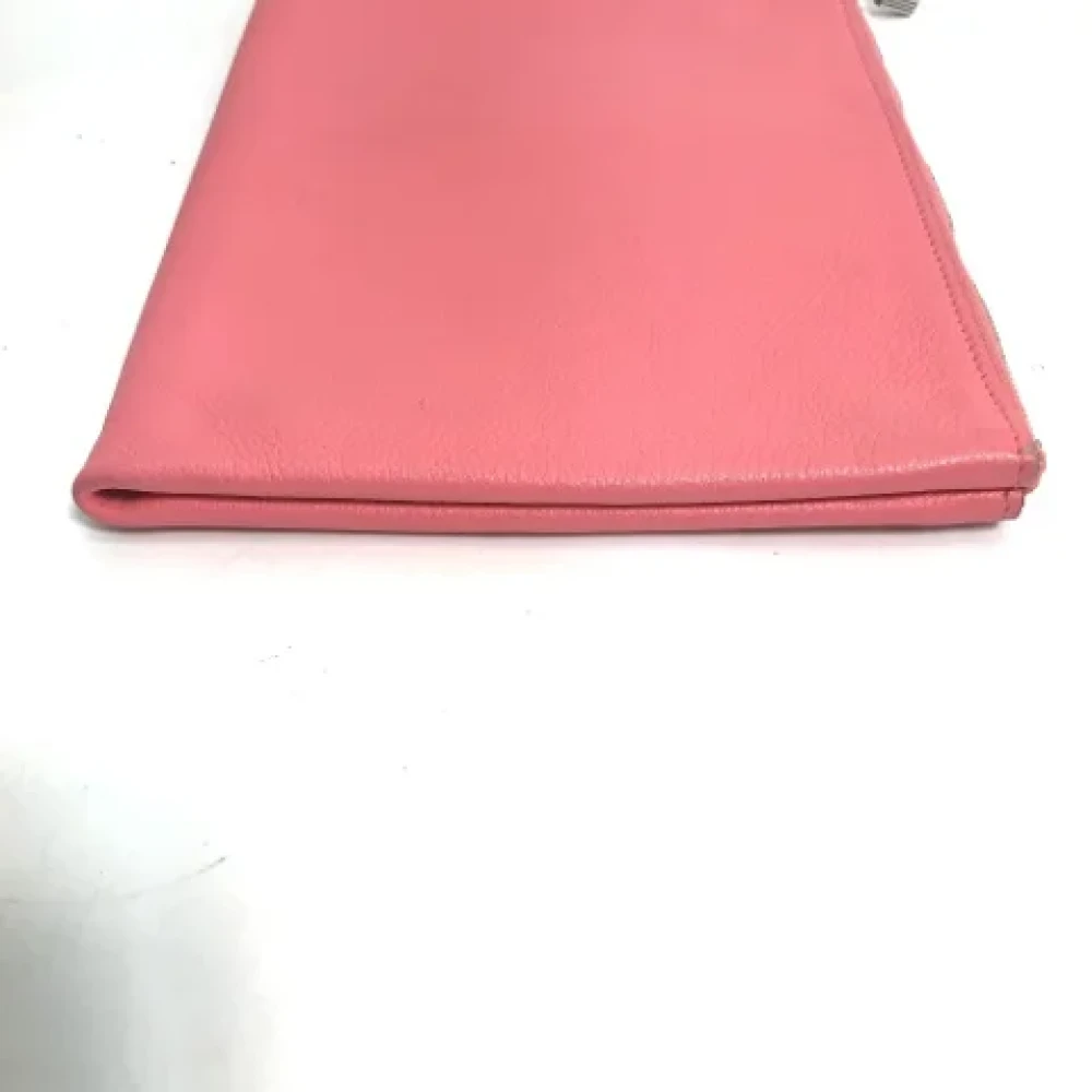 Hermès Vintage Pre-owned Leather pouches Pink Dames