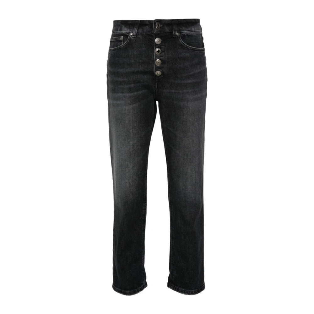 Dondup Zwarte Broek Stijlvol Modieus Black Dames