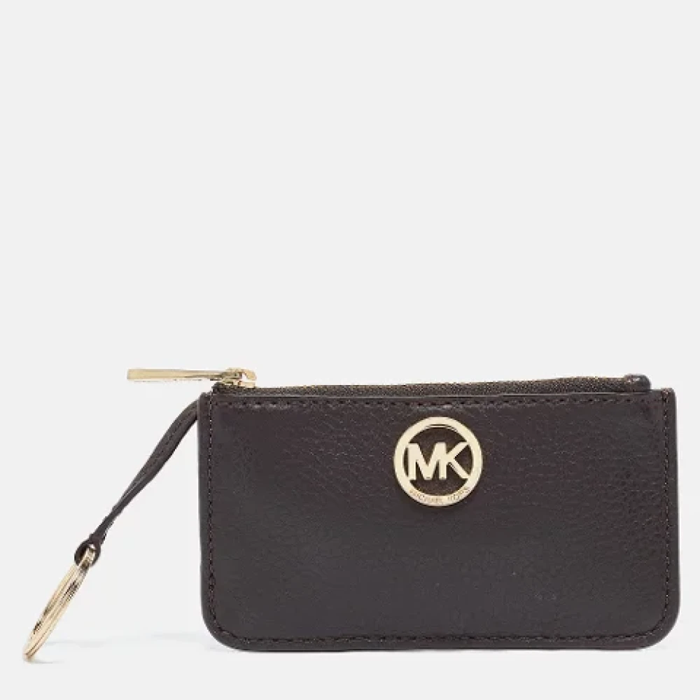 Michael Kors Pre-owned Leather wallets Brown Dames