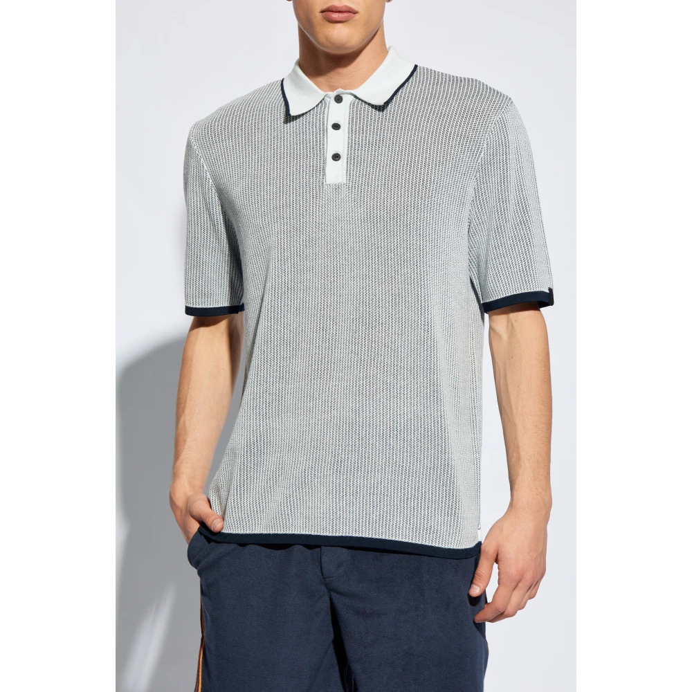 Rag & Bone Polo Harvey Blue Heren