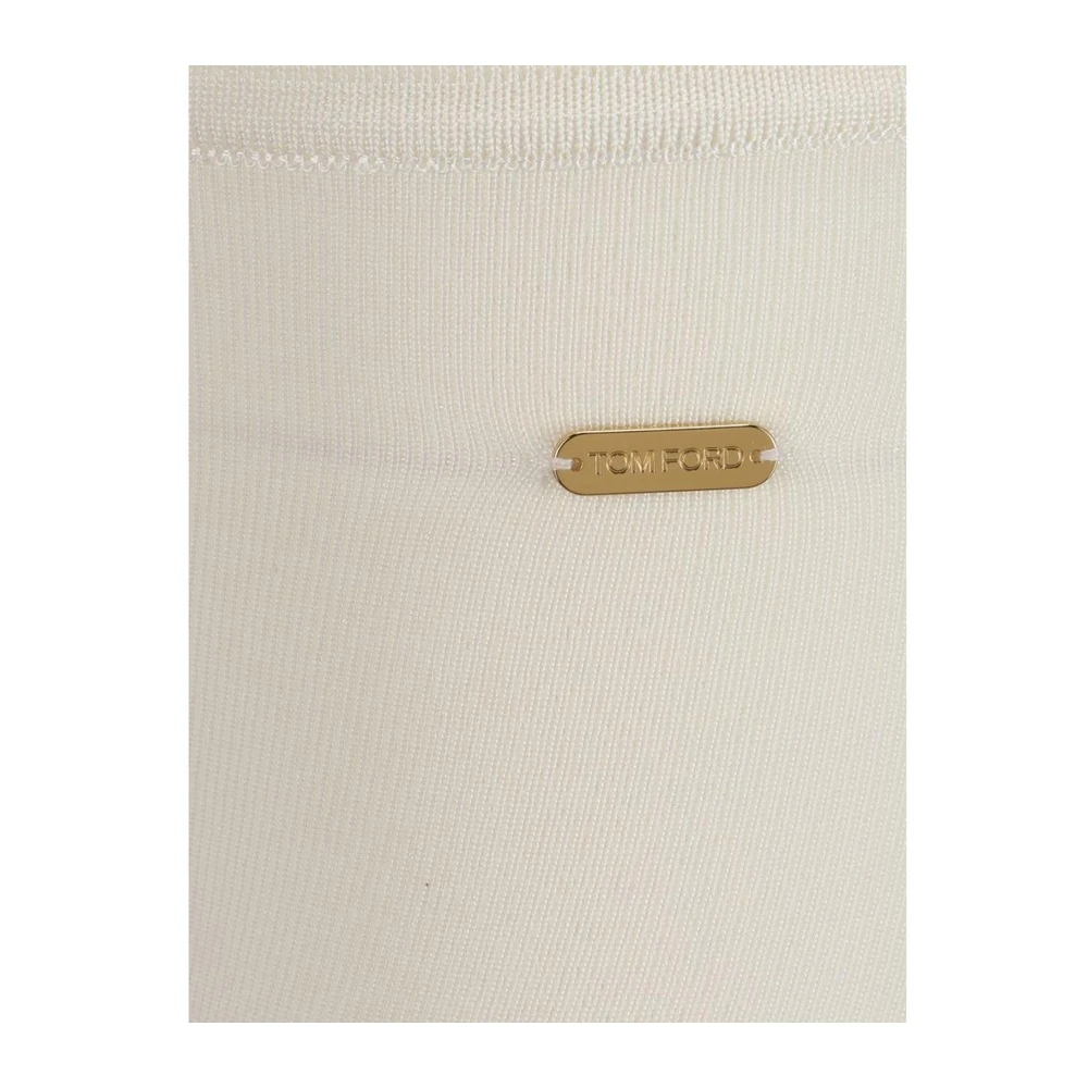 Tom Ford Iconische Monogram Briefs met Elastische Tailleband White Dames