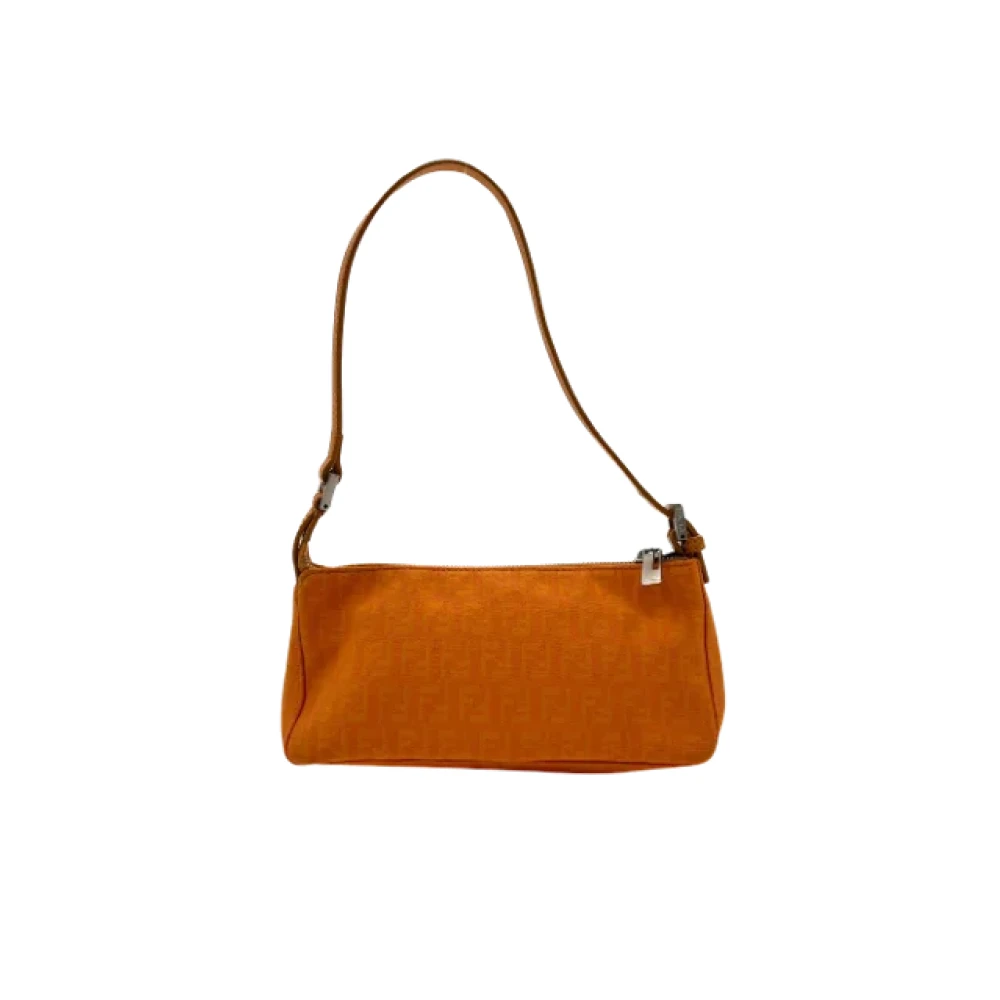 Fendi Vintage Pre-owned Fabric fendi-bags Orange Dames