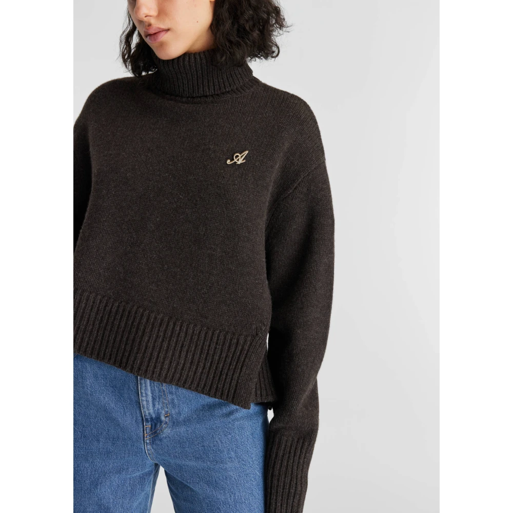 Axel Arigato Remain Cropped Trui Brown Dames