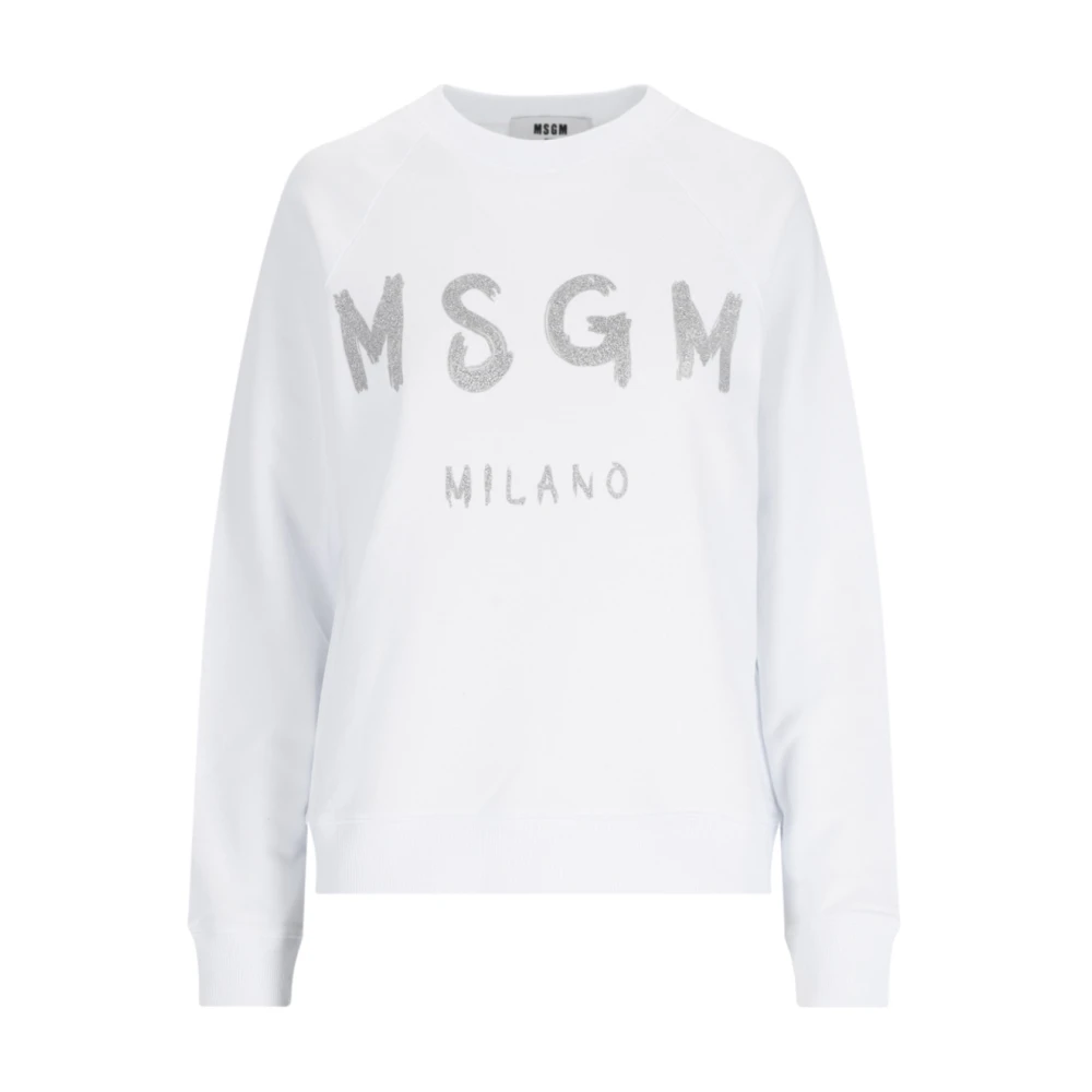 Msgm Sweatshirts White Dames