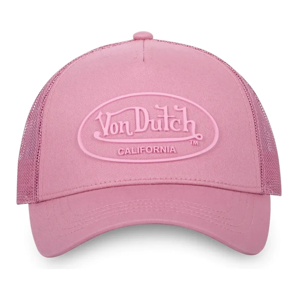 Von Dutch Fuxia Trucker Cap Pink Heren