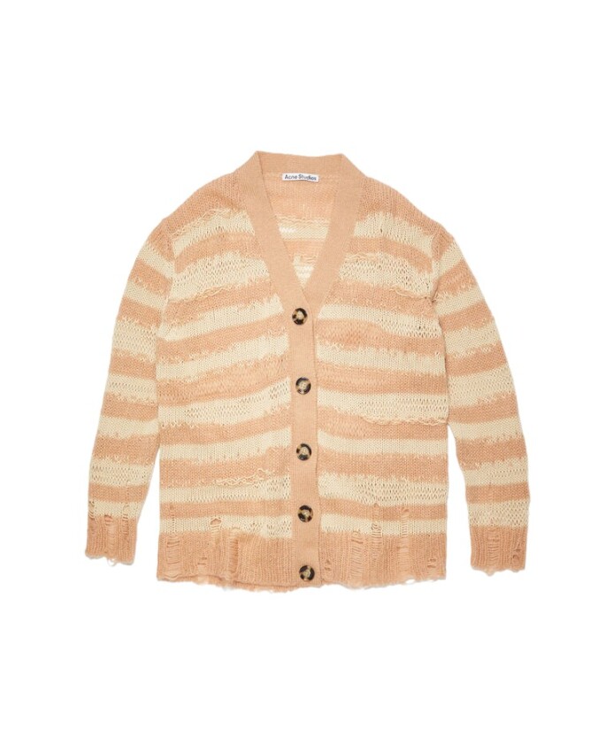 cardigan-a-rayures-effet-vieilli