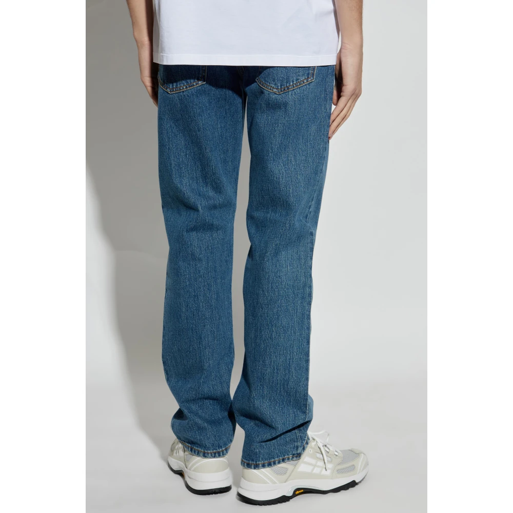 Bally Tapered Leg Jeans Blue Heren