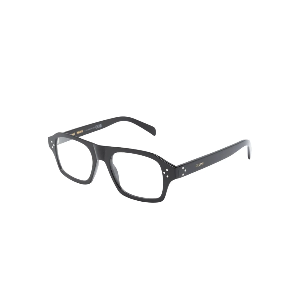 Celine Black Glasses, Male, 51 Mm, Bold 3 Dots Hd Optical Frame