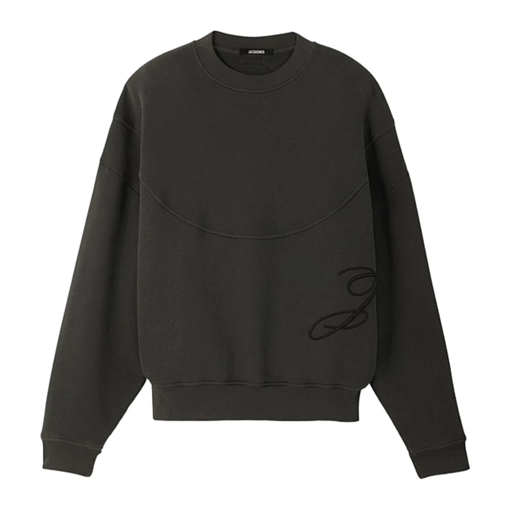 Jacquemus Men's Black Felpa - Sweatshirts - M - Sweatshirts & Hoodies