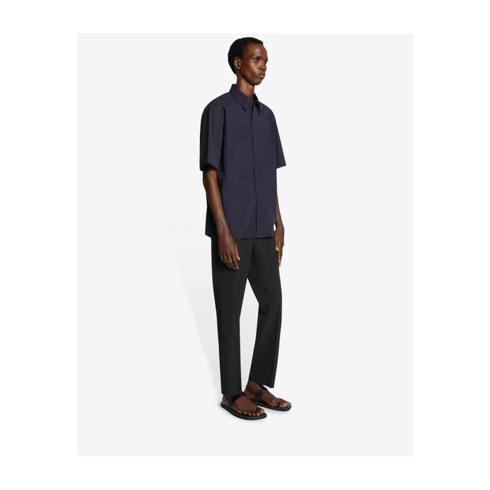 Dries Van Noten Zwarte Wol Pantalon Black Heren