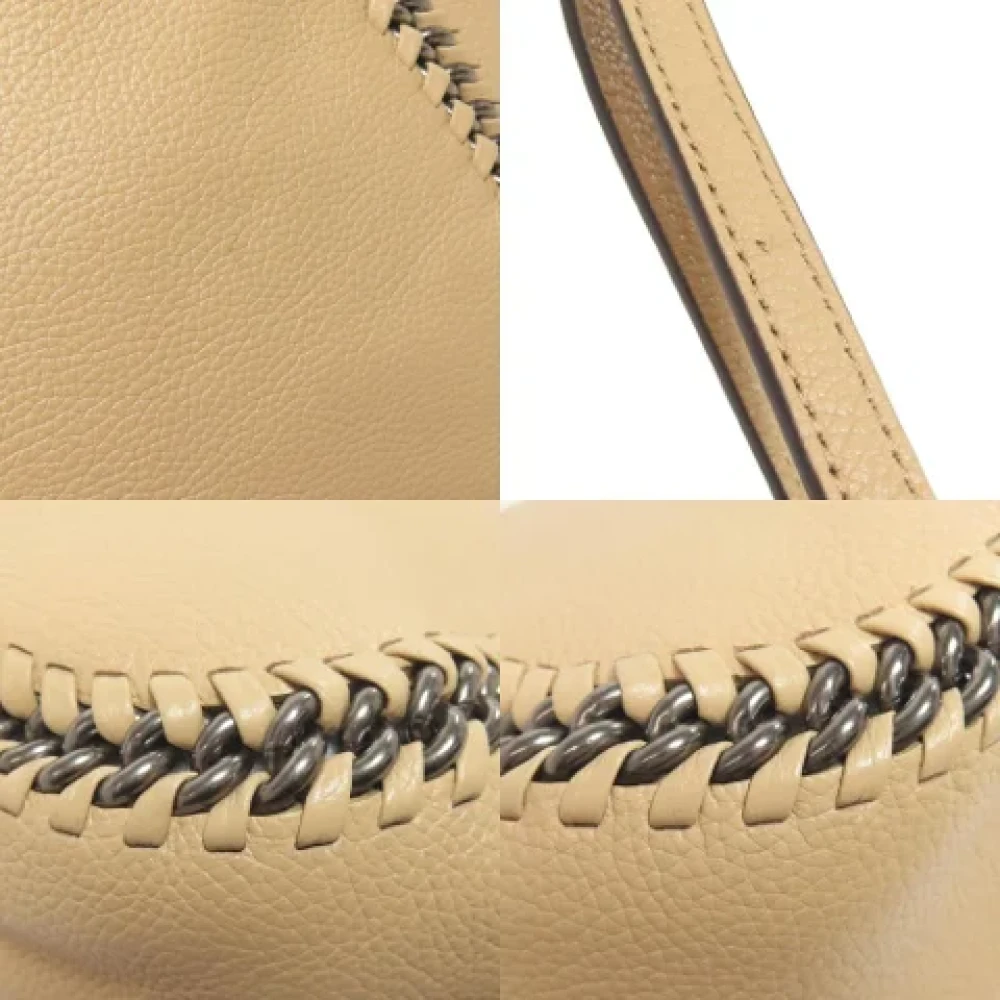 Coach Pre-owned Leather shoulder-bags Beige Dames