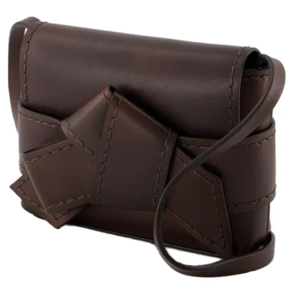 Acne Studios Leather handbags Brown Dames