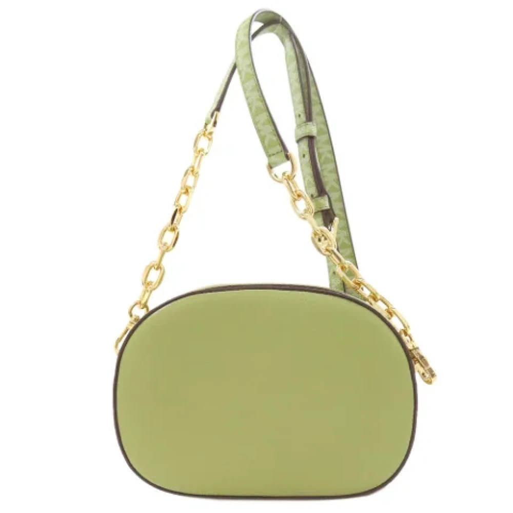 Michael Kors Pre-owned Leather shoulder-bags Green Dames
