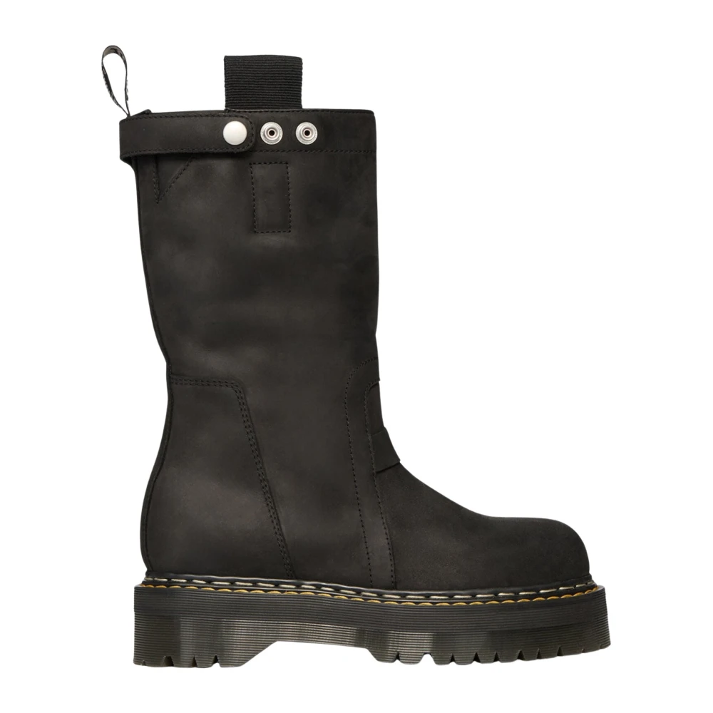 Rick Owens X Dr. Martens Uomo Nero - Quad Sole Pull On Boots, Size: Uk - 06 - Immagine 3