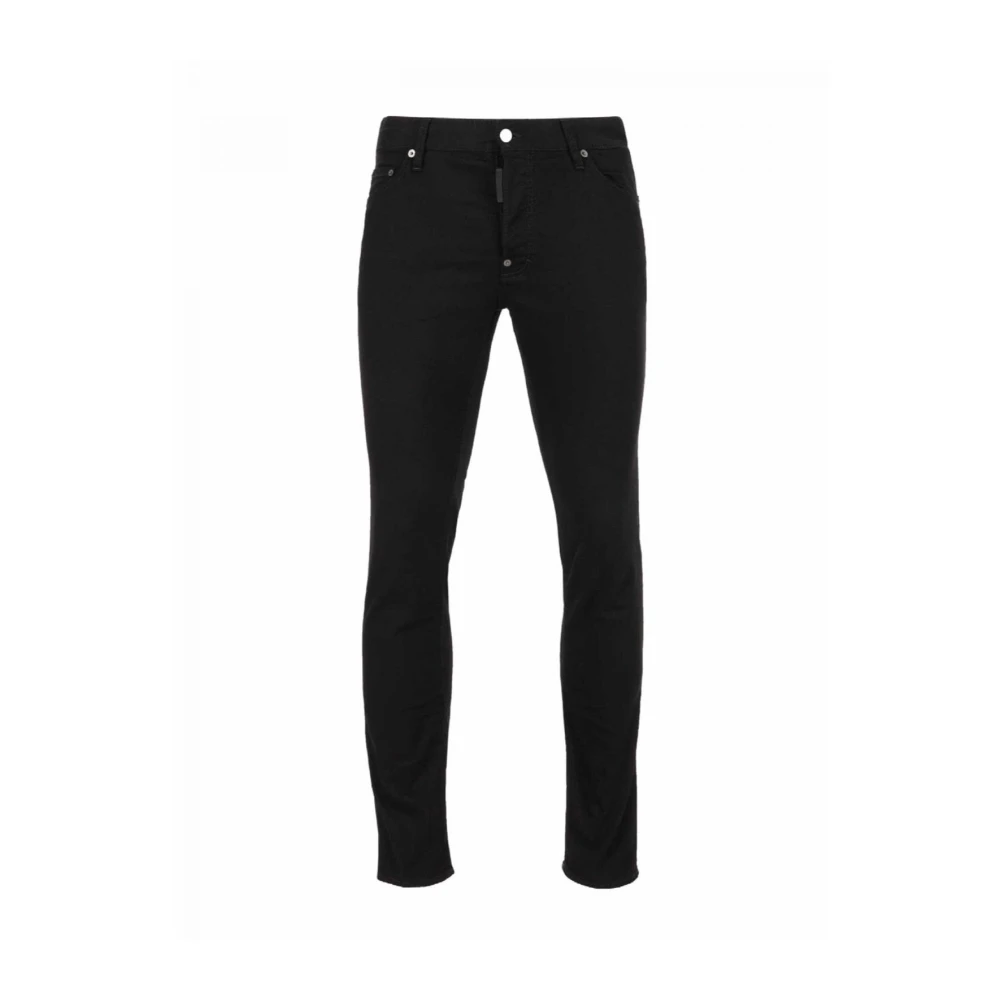 Dsquared2 Zwarte Bull Denim Jeans Black Heren