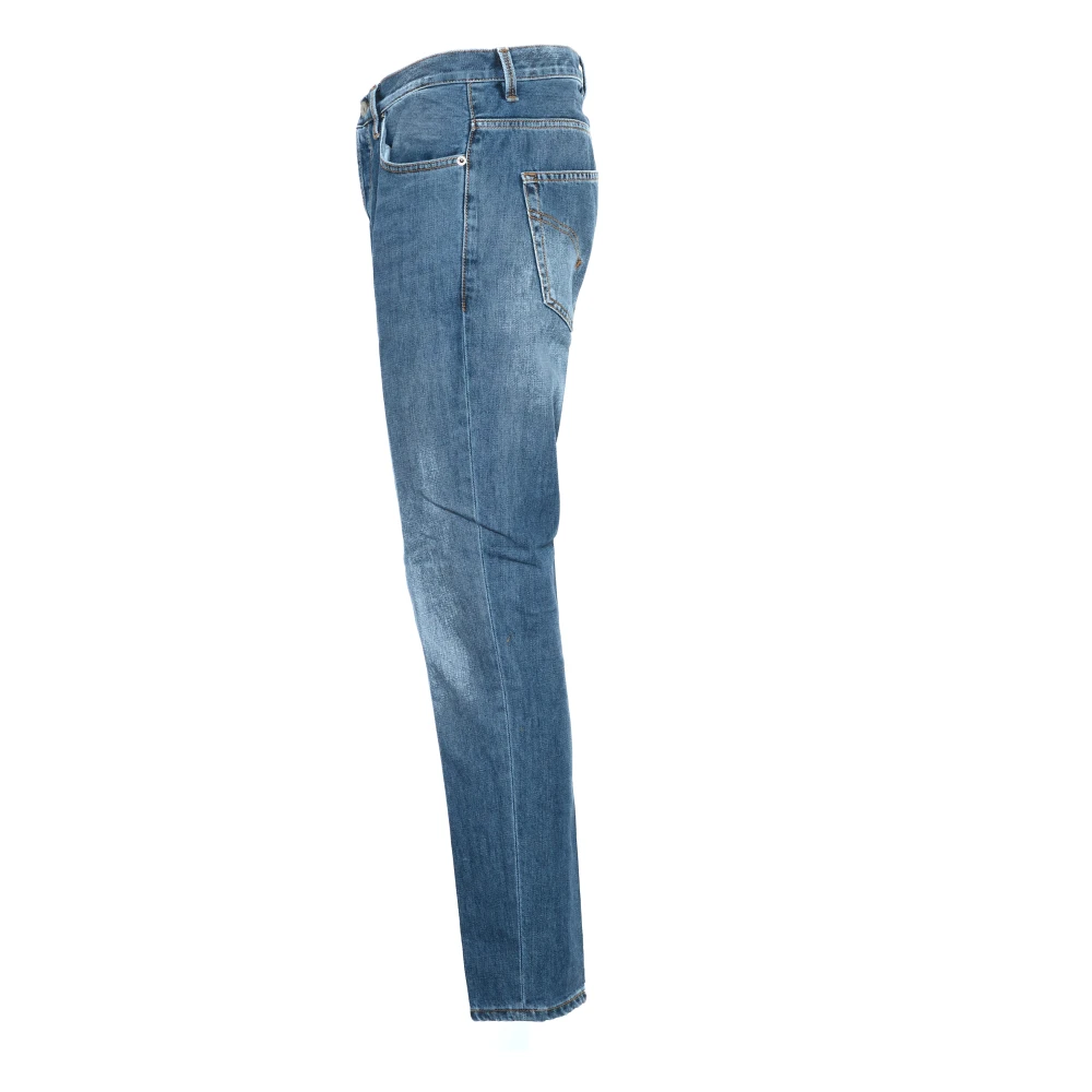 Dondup Blauwe Wortel Jeans Blue Heren