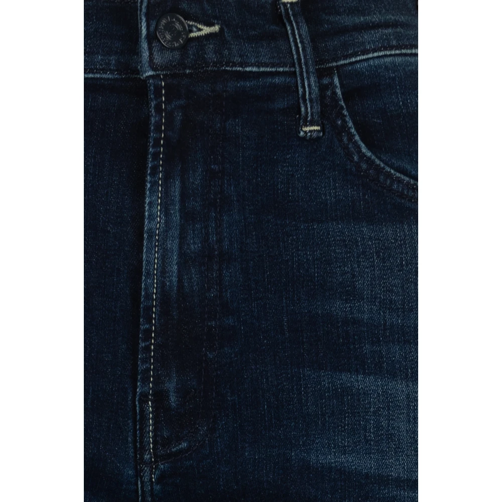 Mother Denim Hustler Roller Jeans Blue Dames