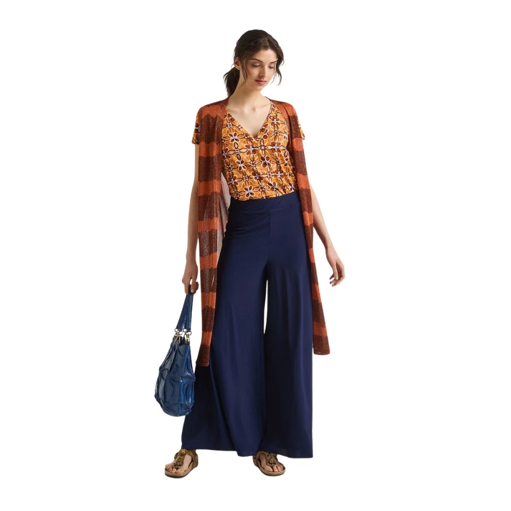 Trousers > Wide Trousers - - Maliparmi - Modalova