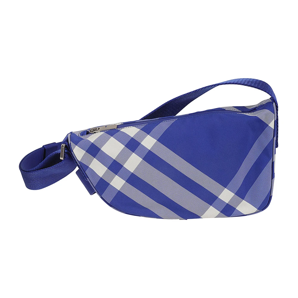Burberry ML Shield Crossbody Tas Blue Heren