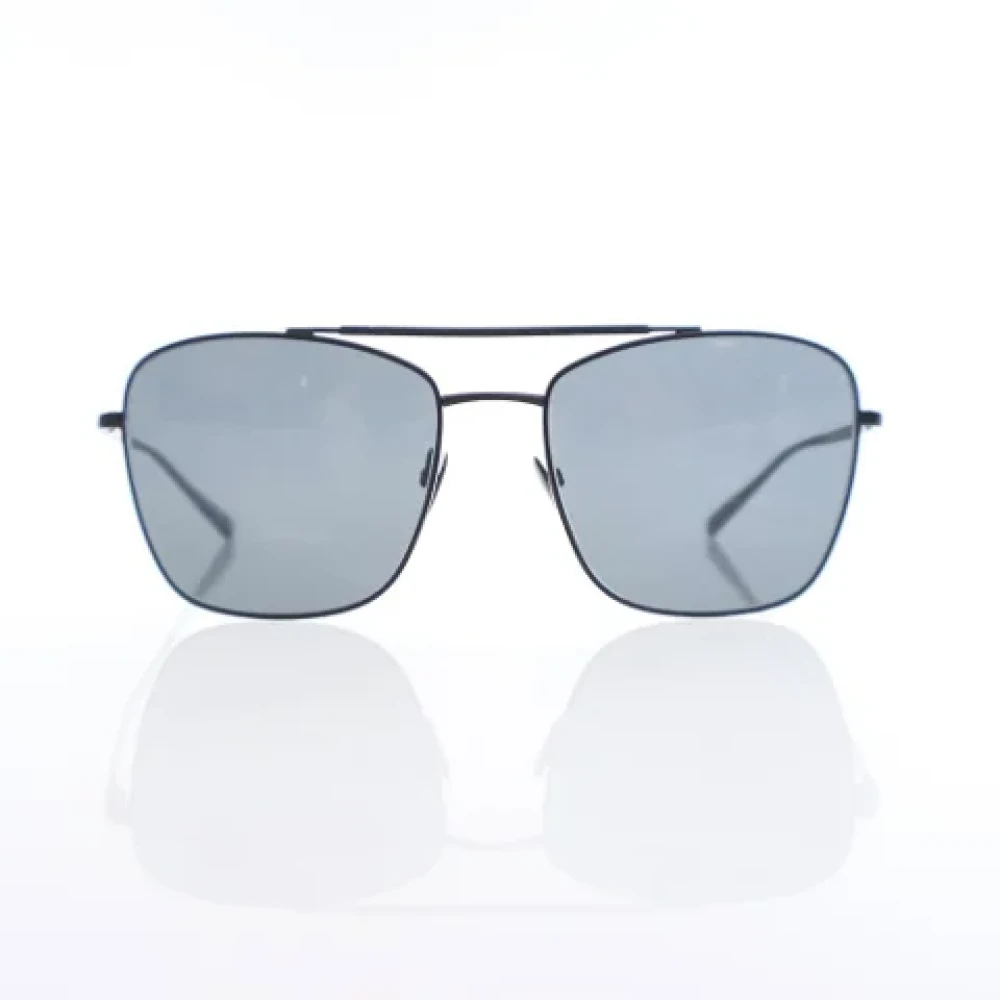 Chanel Vintage Pre-owned Plastic sunglasses Black Dames