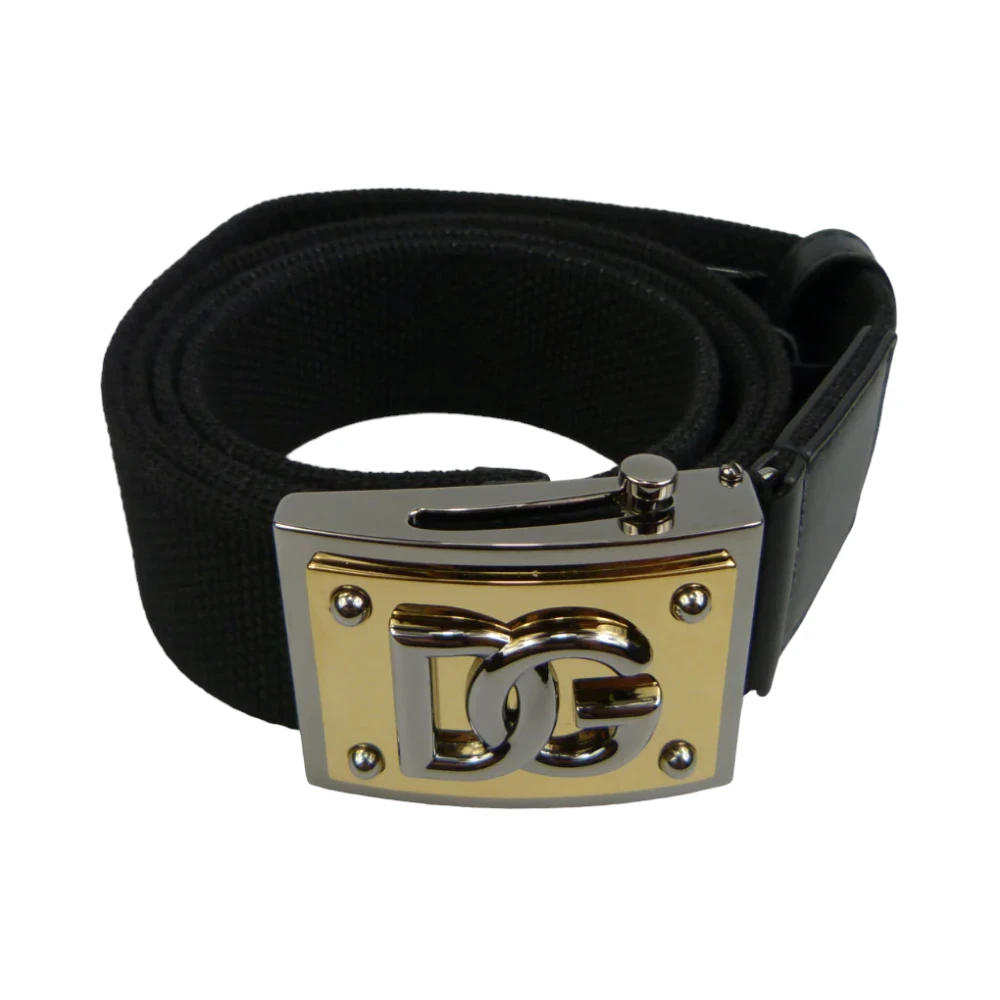 Dolce & Gabbana Zwarte Riemen voor Mannen Black Unisex