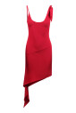 asymmetrical-scarf-dress-with-side-slit