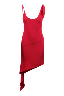 asymmetrical-scarf-dress-with-side-slit
