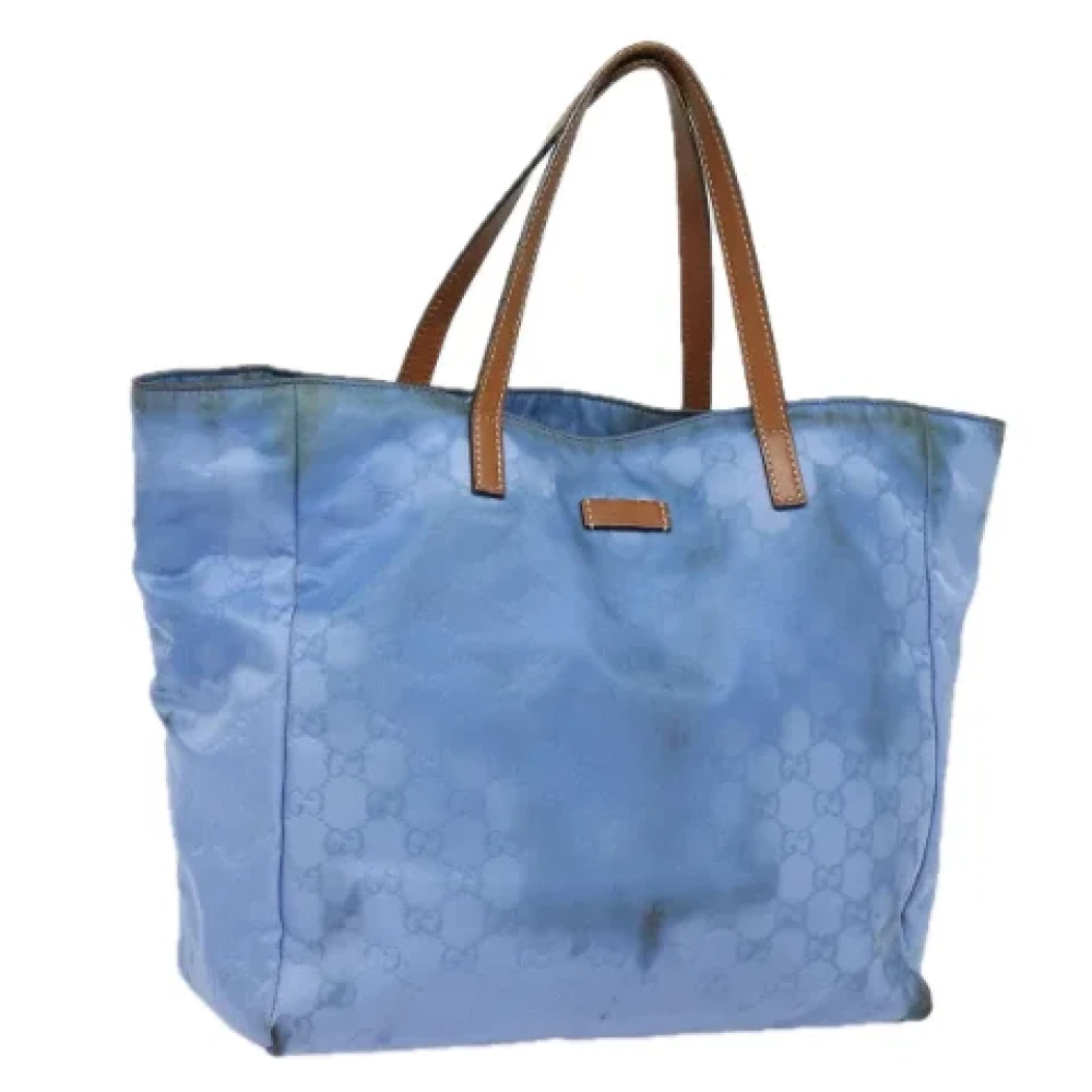 Gucci Vintage Pre-owned Canvas totes Blue Dames